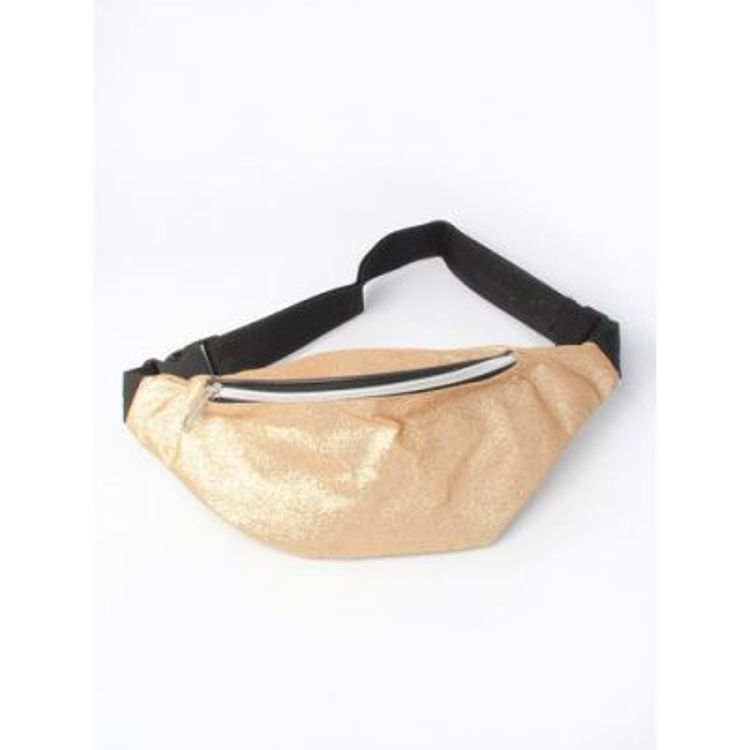 Picture of 7954 / 9549 GLITTER FABRIC BUM BAG 28X12CM